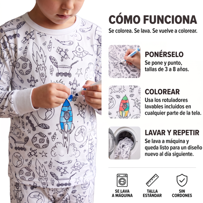 Pijamas para colorear